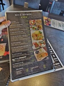 iLanet Coffee menu