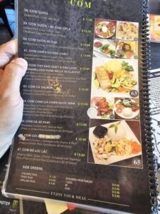 iLanet Coffee menu
