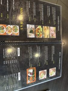 iLanet Coffee menu